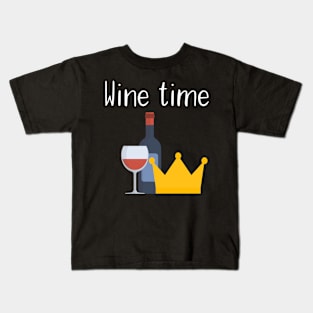 Wine time Kids T-Shirt